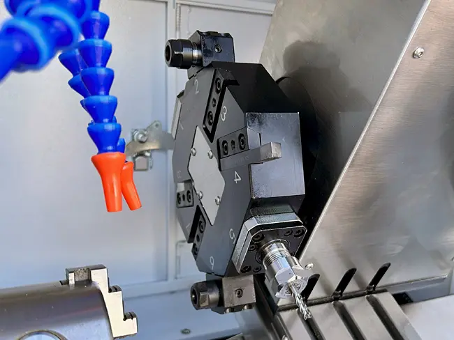 Small turning-milling compound machine